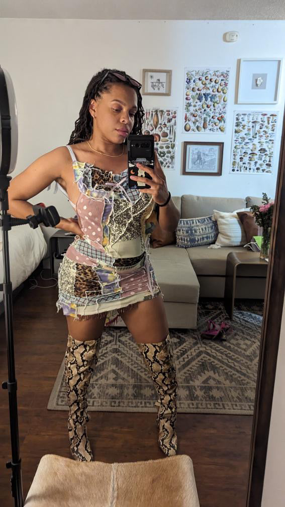 Custom Patchwork dress