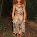 The "Pixie Hollow" Asymmetrical Midi Skirt