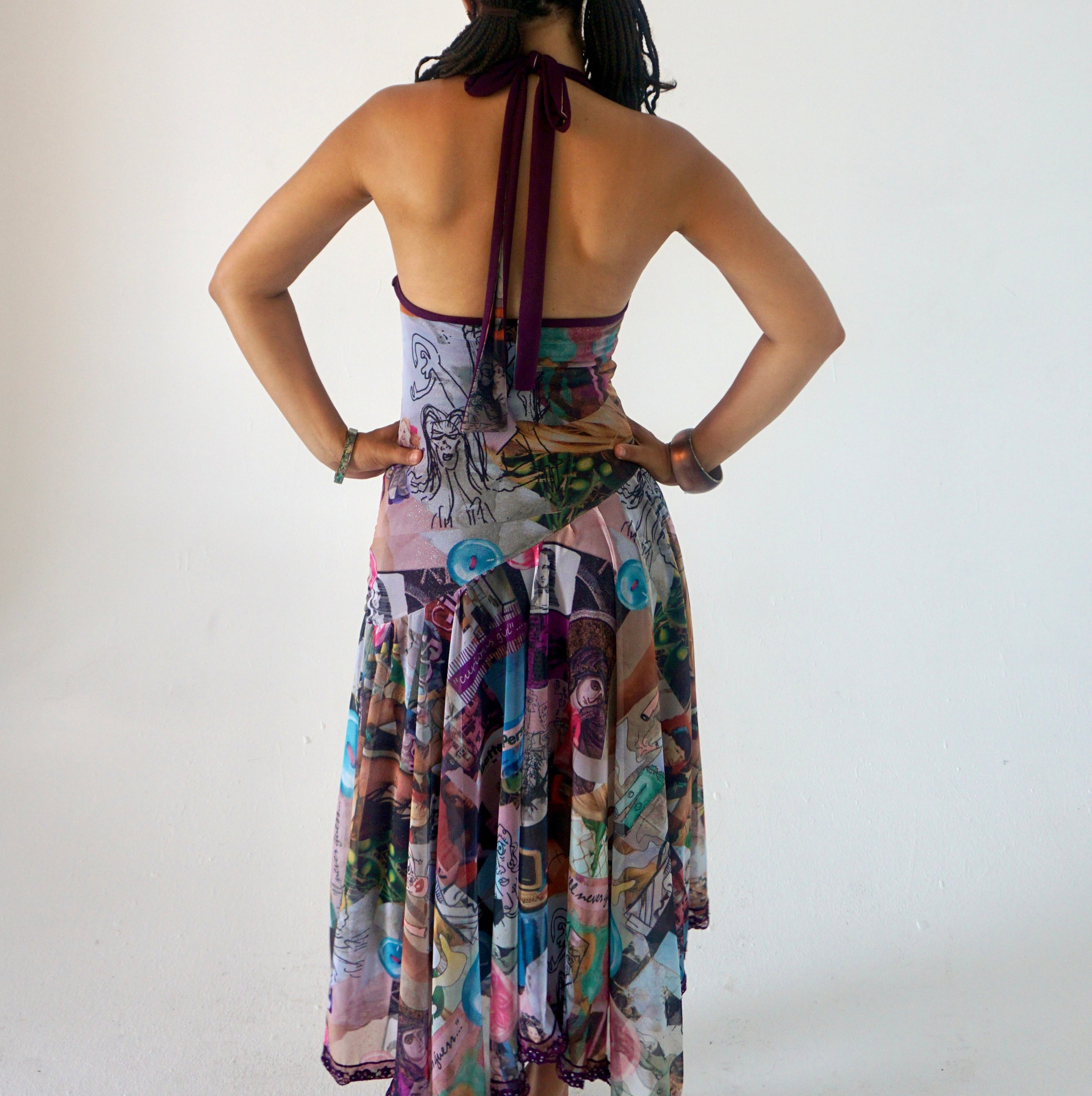 i Spy collage dress