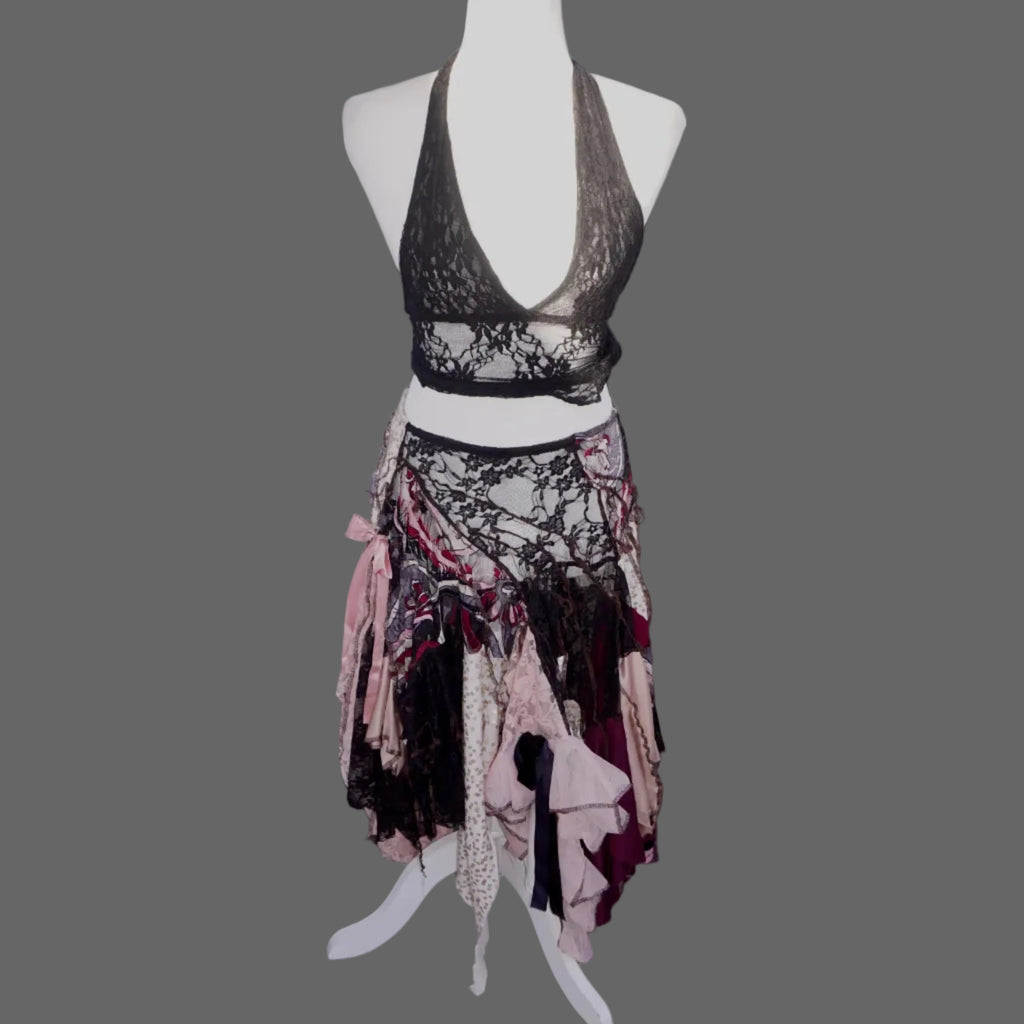 The diva 1/1 patchwork skirt
