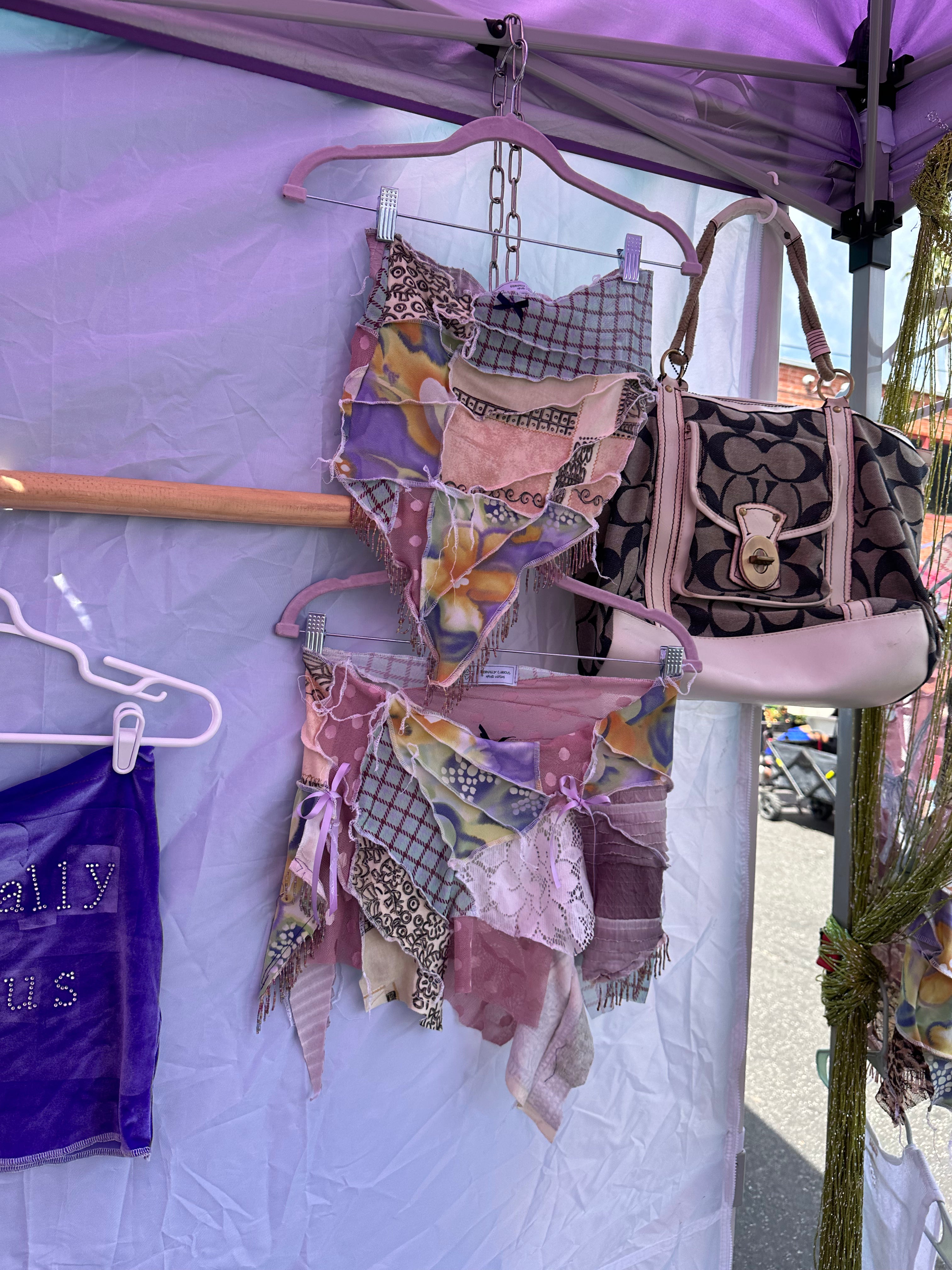 Custom patchwork skirt