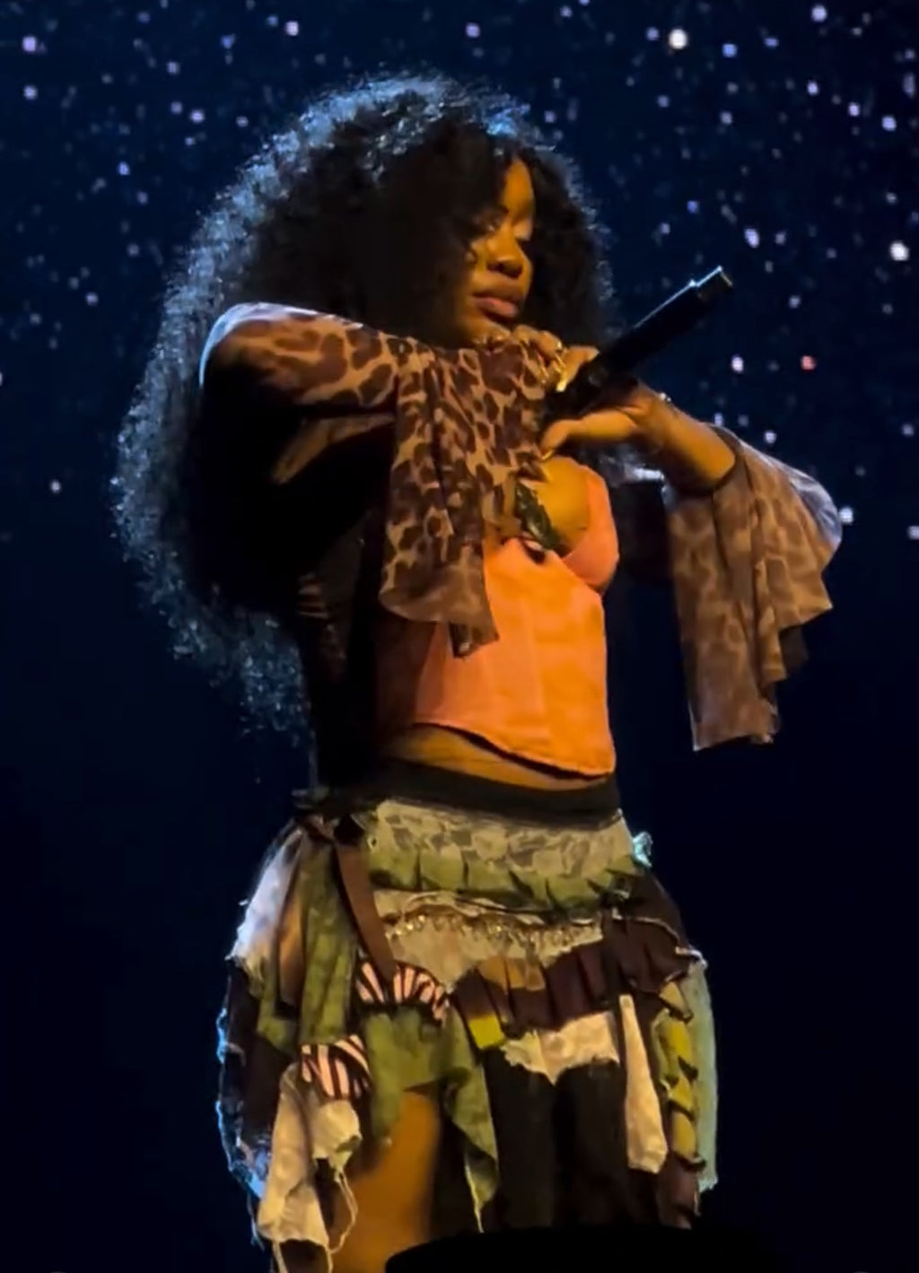 Custom patchwork skirt