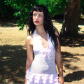 Baby pink lace dress