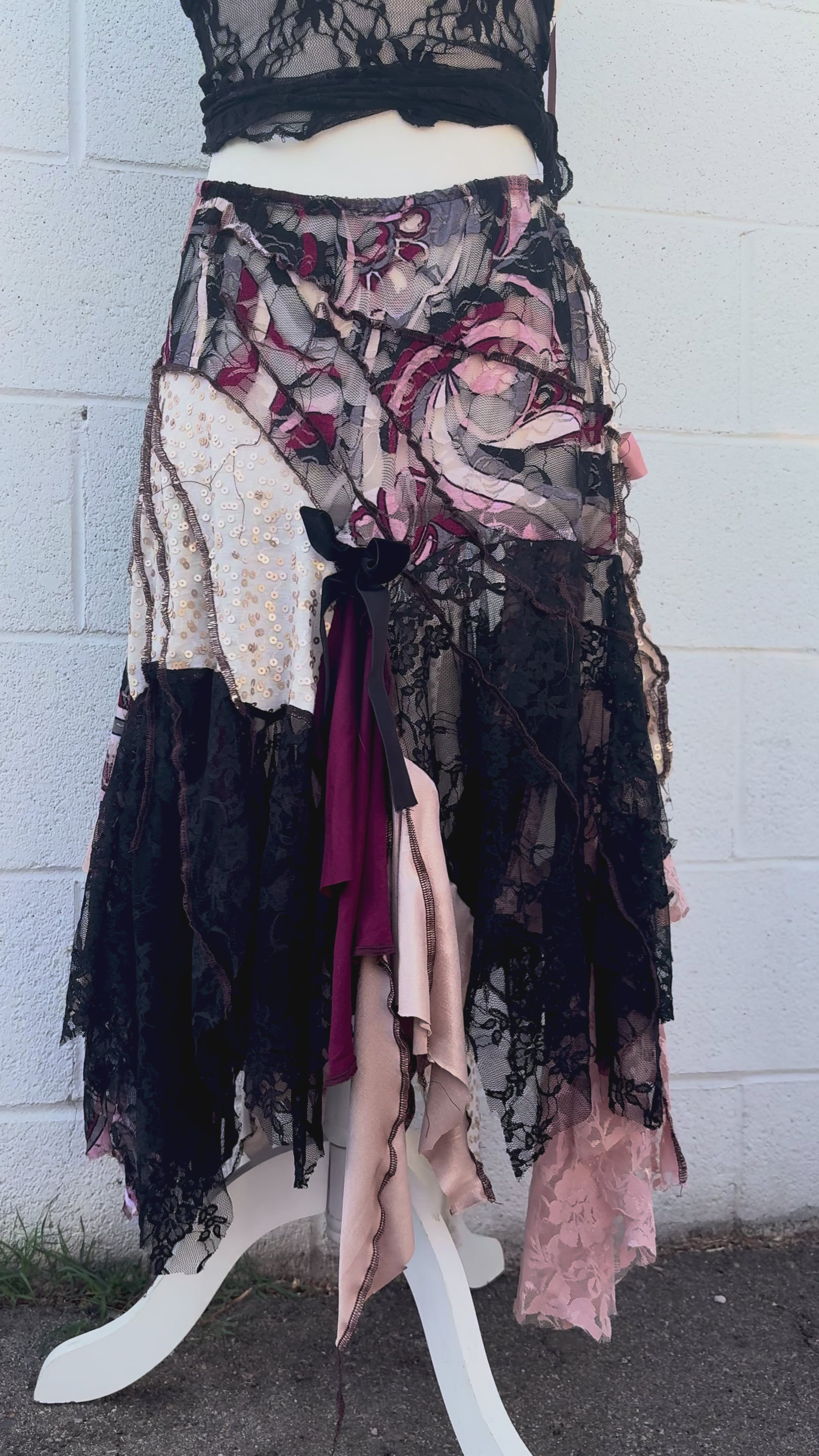 The diva 1/1 patchwork skirt