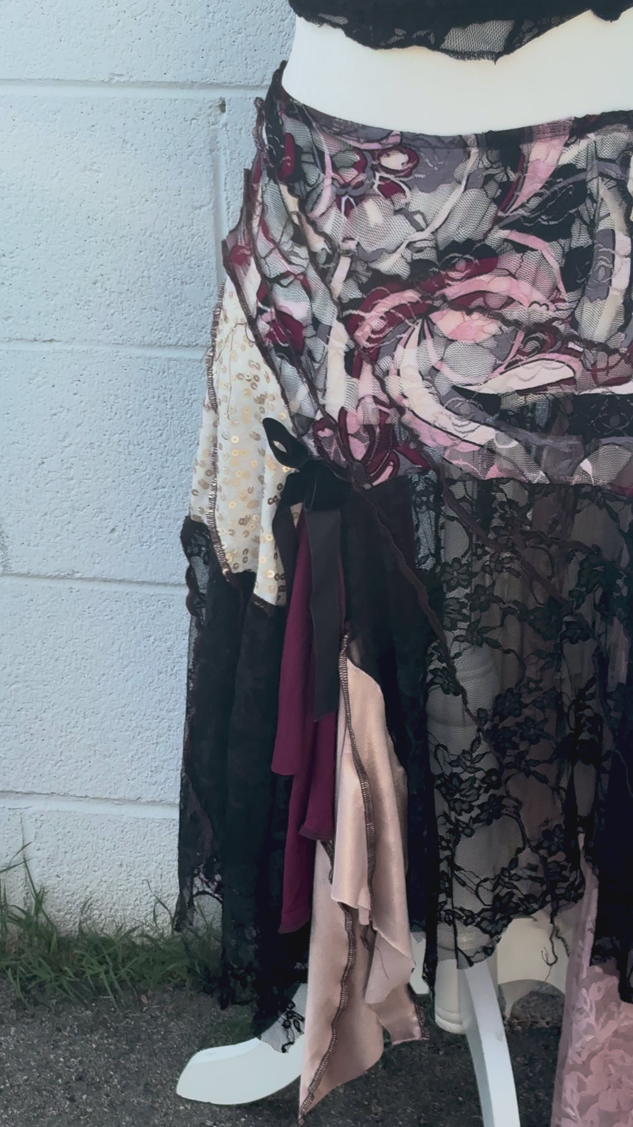 The diva 1/1 patchwork skirt